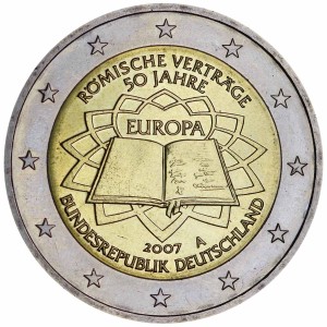 2 евро 2007 50 лет Римскому договору, Германия, двор A