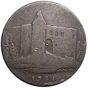 1/2 пенни 1794 Великобритания, токен. Success to the bay trade