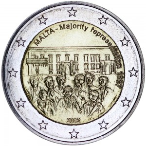 2 евро 2012 Мальта, Совет большинства 1887 года