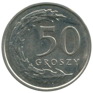 50 грошей 2017-2019  Польша, из обращения