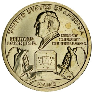 1 доллар 2024 США, Инновации, Мэн, Дефибриллятор постоянного тока, двор D