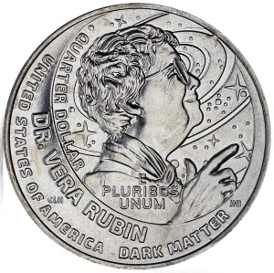 25 центов 2025 США, Американские женщины, номер 18, Вера Рубин, двор D