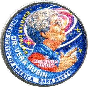 25 центов 2025 США, Американские женщины, номер 18, Вера Рубин (цветная)