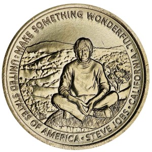 1 доллар 2026 США, Инновации, Калифорния, Стив Джобс, двор D