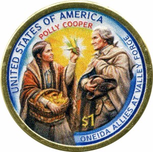 1 доллар 2026 США Сакагавея, Полли Купер (цветная)