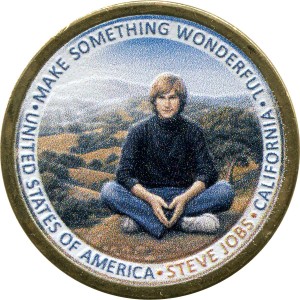 1 доллар 2026 США, Инновации, Калифорния, Стив Джобс (цветная)