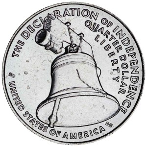 25 центов 2026 США, 250 лет независимости, Декларация о независимости, двор D