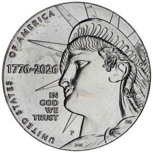 50 центов 2026 США, 250 лет Независимости, двор P