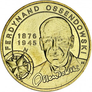 2 злотых 2011 Польша Фердинанд Оссендовский (Ferdynand Ossendowski)