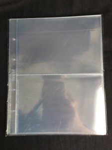 Упаковка из 10 листов. Лист для банкнот, на 2 банкноты, размер OPTIMA, КЛБ 2, СОМС