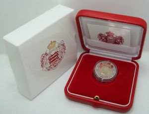 2 евро 2010 Монако Альбер II, пруф, в фирменной коробке