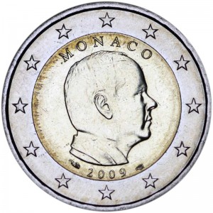 2 евро 2009 Монако, Альбер II