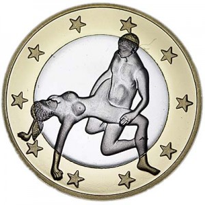 6 sex euros монетовидный жетон, тип 22