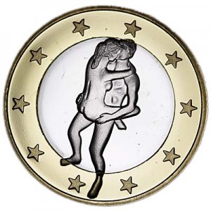 6 sex euros монетовидный жетон, тип 28